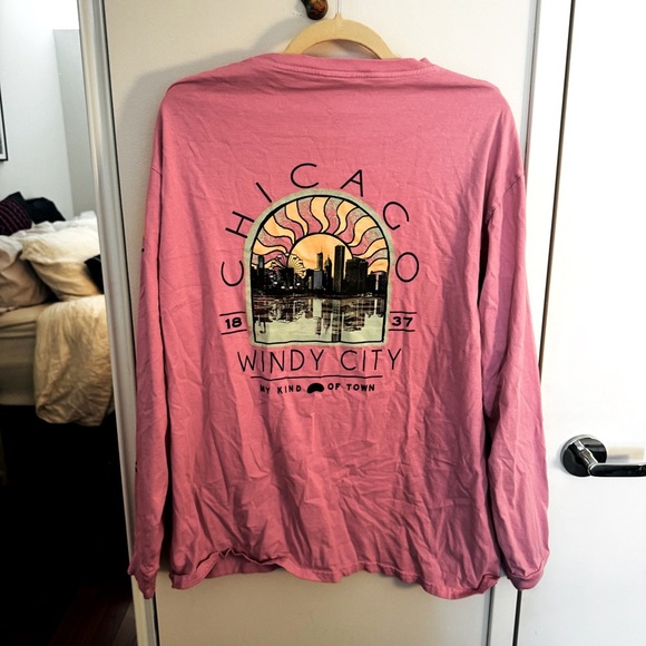 CHICAGO bubble gum punk long sleeve t-shirt - Picture 1 of 4